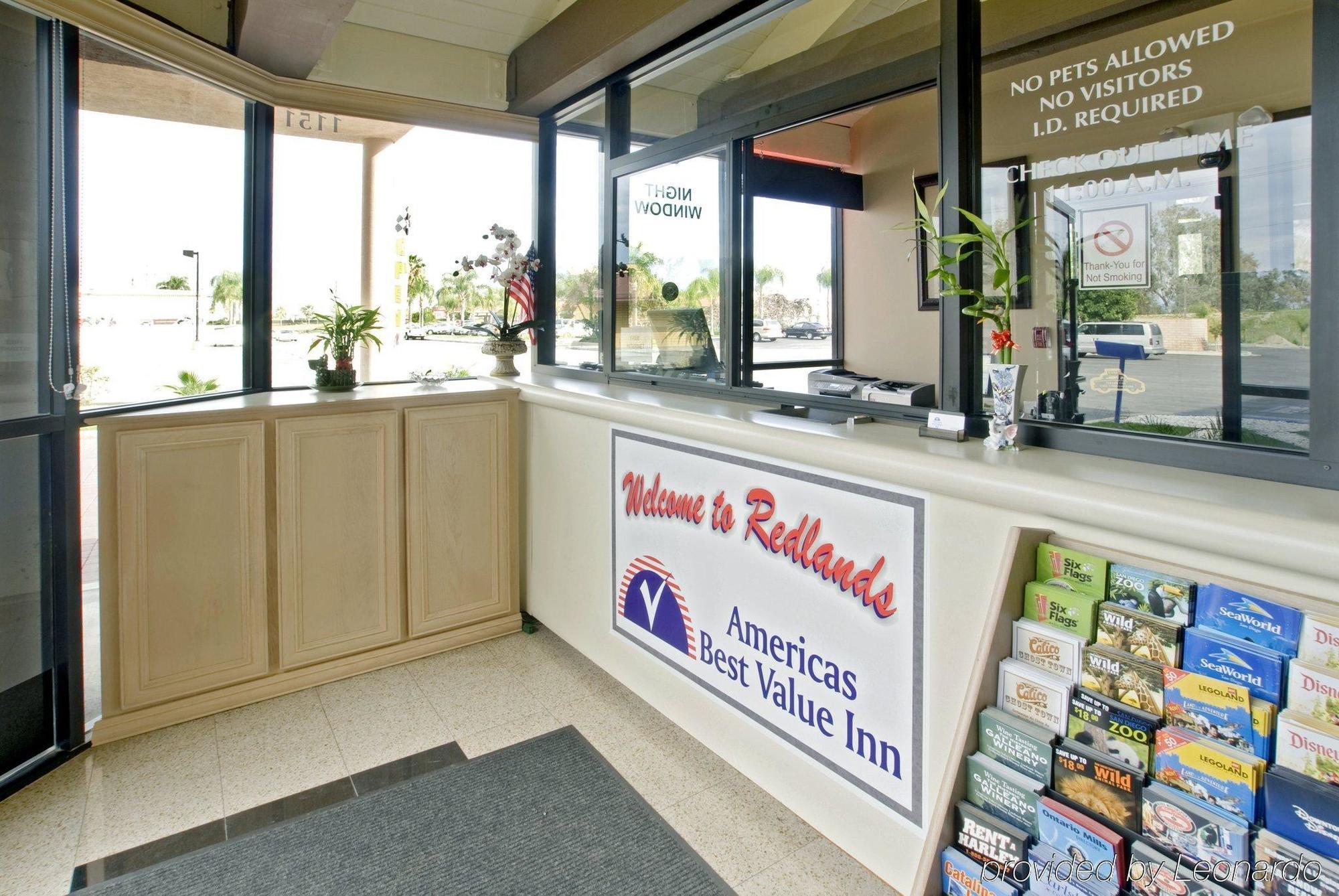 Americas Best Value Inn Redlands San Bernardino מראה פנימי תמונה